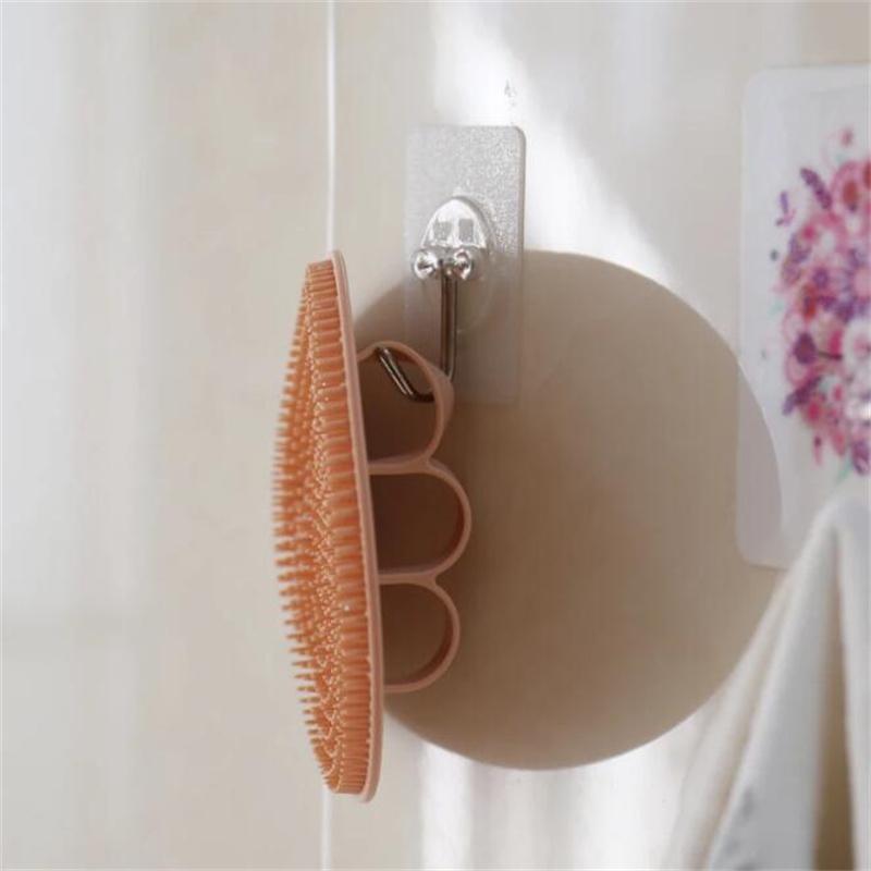 Silicone Massage Bath Brush Body Scrubber Skin Exfoliator Scrub Bath Clean Tool Stain Removal