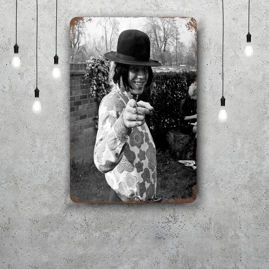 Ian Astbury Decor Poster Vintage Tin Sign Metal Sign Decorative Plaque for Pub Bar Man Cave Club Wall Decoration