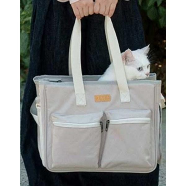 Space Cat Pet Double Pocket Storage Jjangjjang Carrying Bag 840g, Korean pet shampoo