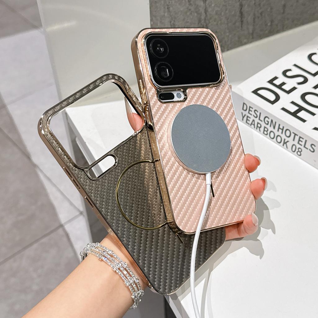 Carbon Fiber Kevlar Texture Case For Xiaomi Mi 17 Pro Max 15TPro 14TPro 13Tpro 15 Ultra For Magsafe Shockproof Hard Cover