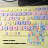 Vibranted Letters And Number Keyboard Decals Keycap Stickers 26 Letters And Numbers For Computer Keyboard Raisers