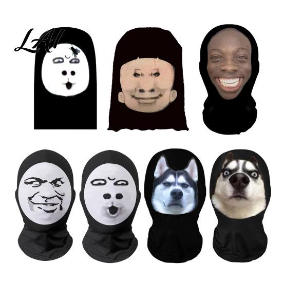 Hilarious Celebrity Spoof Masks for Men Women Novelty Parody Mask Funny Hooded Face Covering Rapper Style