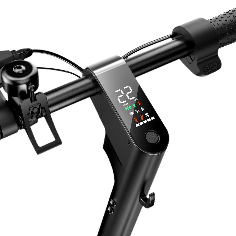 iScooter W6 10-inch Electric Scooter, 500W Front Drive, 25-30km Range, Air-Filled Tires, Rear Disc Brake, App Support for Urban Commute