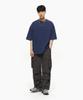 MOZMOZ Parachute Nylon Cargo Pants Charcoal