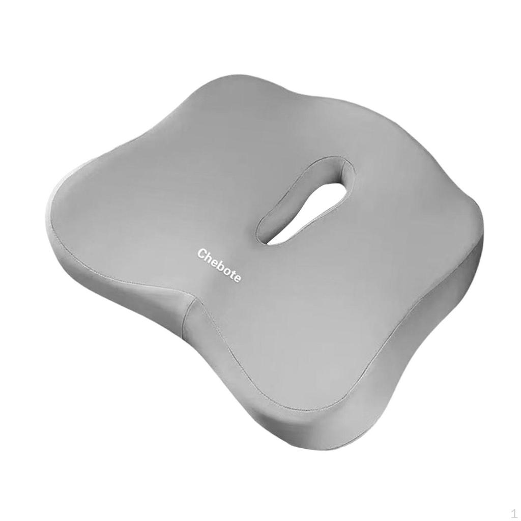 Memory Foam Seat Cushion Butt Pillow Premium Ergonomic Anti Slip Bottom Gifts Cushions Chair