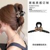 Super Pretty Bow Hair Claw High Grade Large Size Thick Hair Shark Clip Women Back Head Styling Hair Accessories