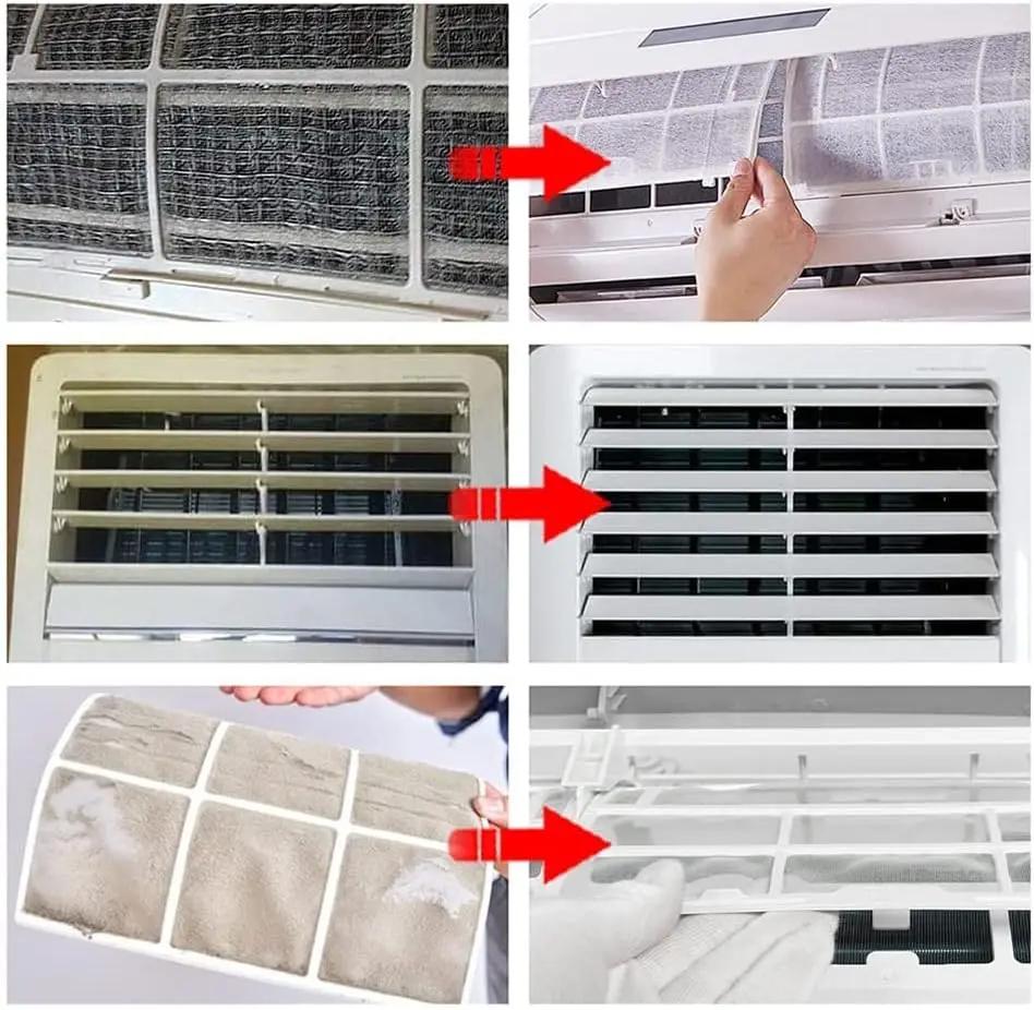 15pc Air Conditioner Cleaning Cover Kit With Clean Tools Waterproof Dust 118cm Protection Bag for Air Conditioners Cleaner 2027