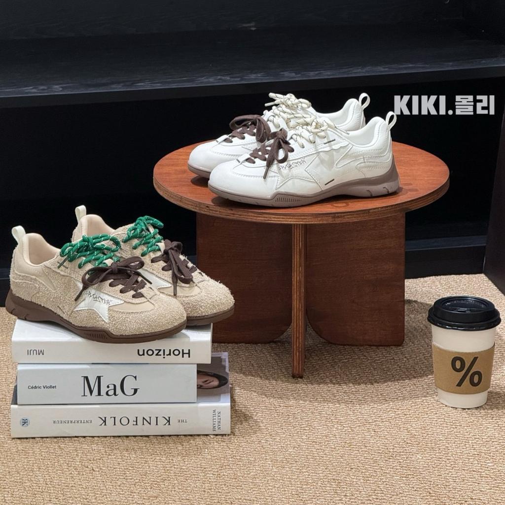Retro old dirty German training shoes women's ins tide 2025 early autumn new thick-soled relaxation color matching casual shoes women