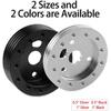 RULLINE 0.5" Steering Wheel Hub Adapter Conversion Spacer 6 Hole to 3 Hole Steering Wheel Adapter Boss Kit Black