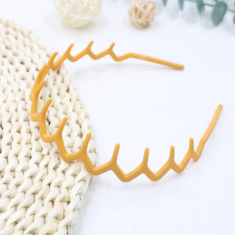 Women's Geometric Frosted Headband - Wide, Simple, Candy-Colored Hair Accessory