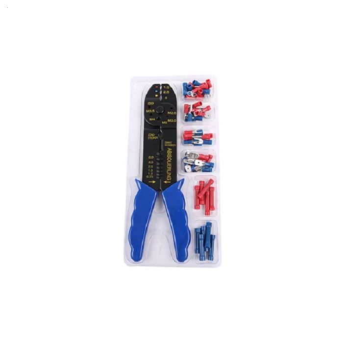 Crimpzangenkoffer mit Sortiment an Aderendhülsen