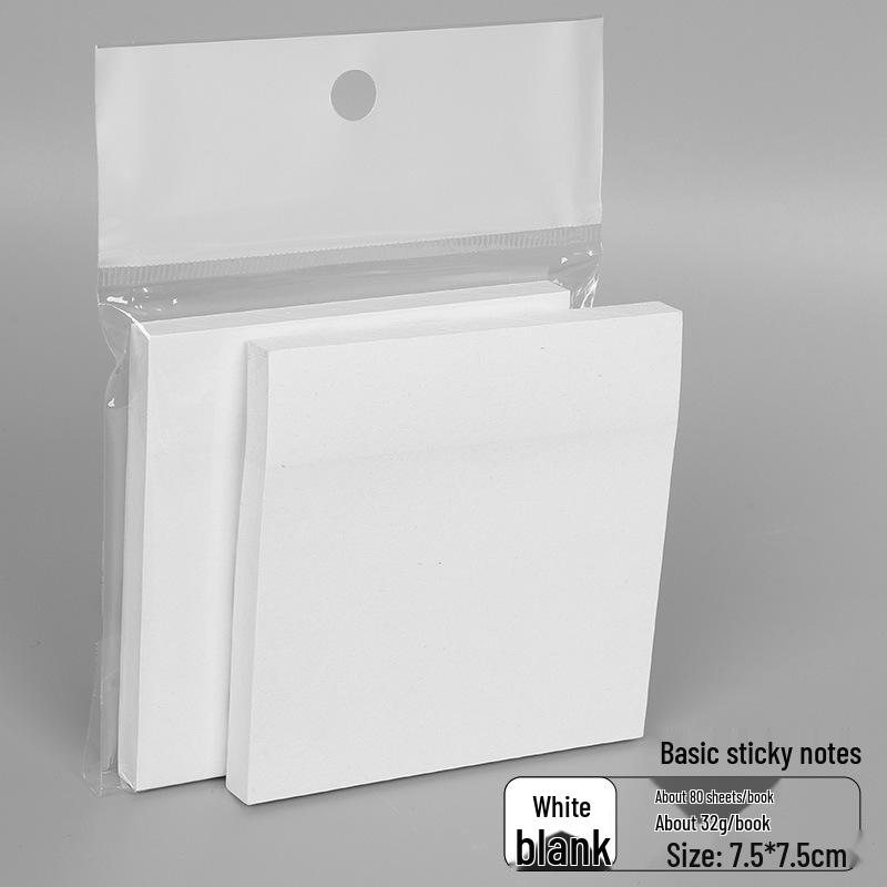 Kraft Paper Grid Sticky Notes - Tearable Notebook for Students and Office Use