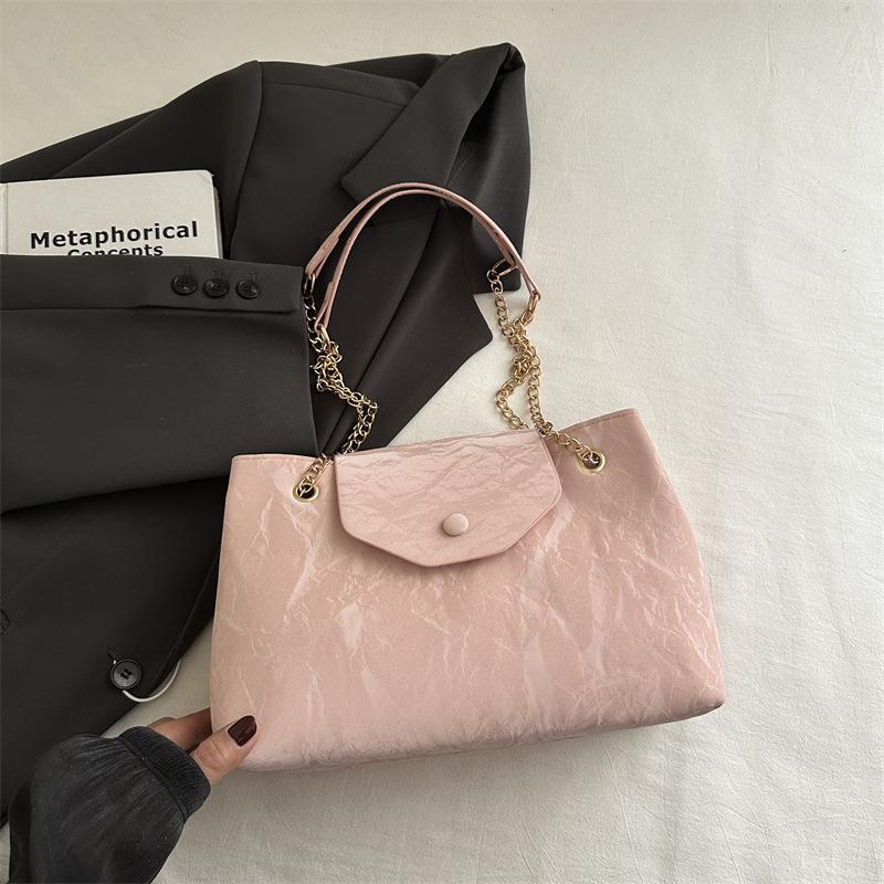 Women's Bag 2025 New Summer Chain Shoulder Armpit Bag Large Capacity Fashion Commuter Tote Bag