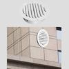Round Ducting Air Ventilation Cover Wall Vent Cover Stainless Steel Air Outlet Vent with Builted-in Mesh Easy To Install
