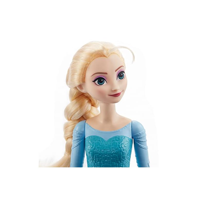 Mattel Disney Frozen Elsa Doll 1 [Disney 100th Anniversary Celebration] [Dress-up Doll] [Ages 3+] [Gift] HLW47