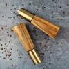 Durable Salt and Pepper Grinder Set with Base Holder Coarse Salt and Pepper Mill Wood Material Salt and Pepper Mill Set