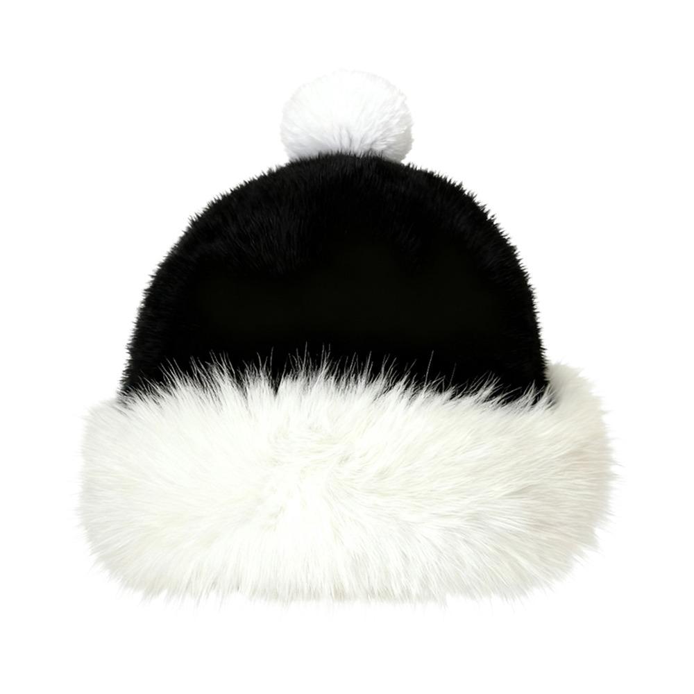 Fluffy Fur Bucket Hat Women Plush Fisherman Hat Warm Women's Winter Hat Thicken Cold Snowy Day Panama Cap Chrismas Gifts
