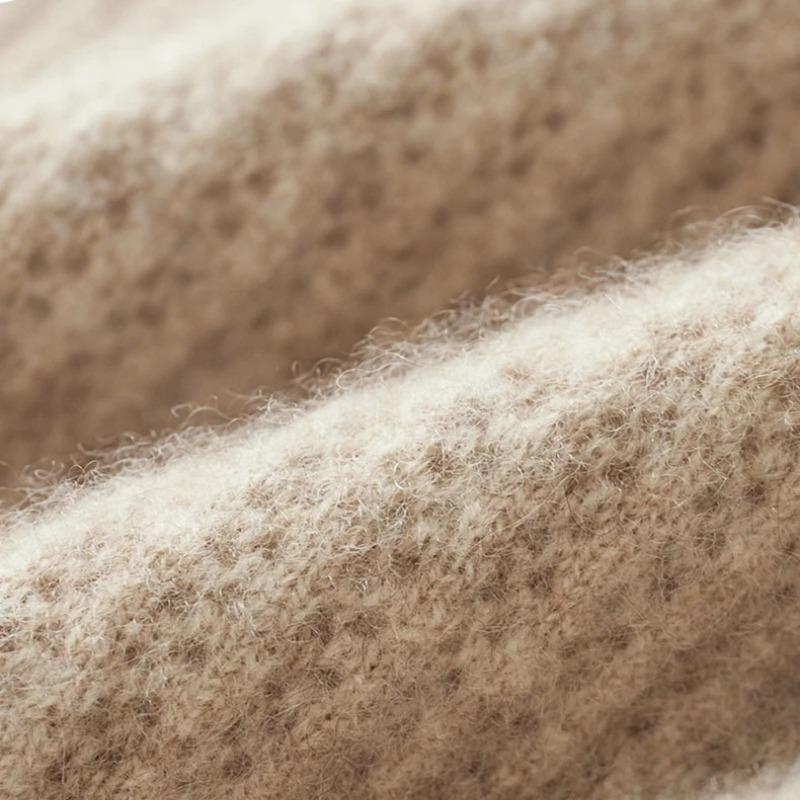 Felpa Cardigan con Zip Spessa da Uomo Maglione Lavorato a Maglia in Lana Merino Casual Larga Autunno Inverno Felpa Calda Giacca a Manica Lunga