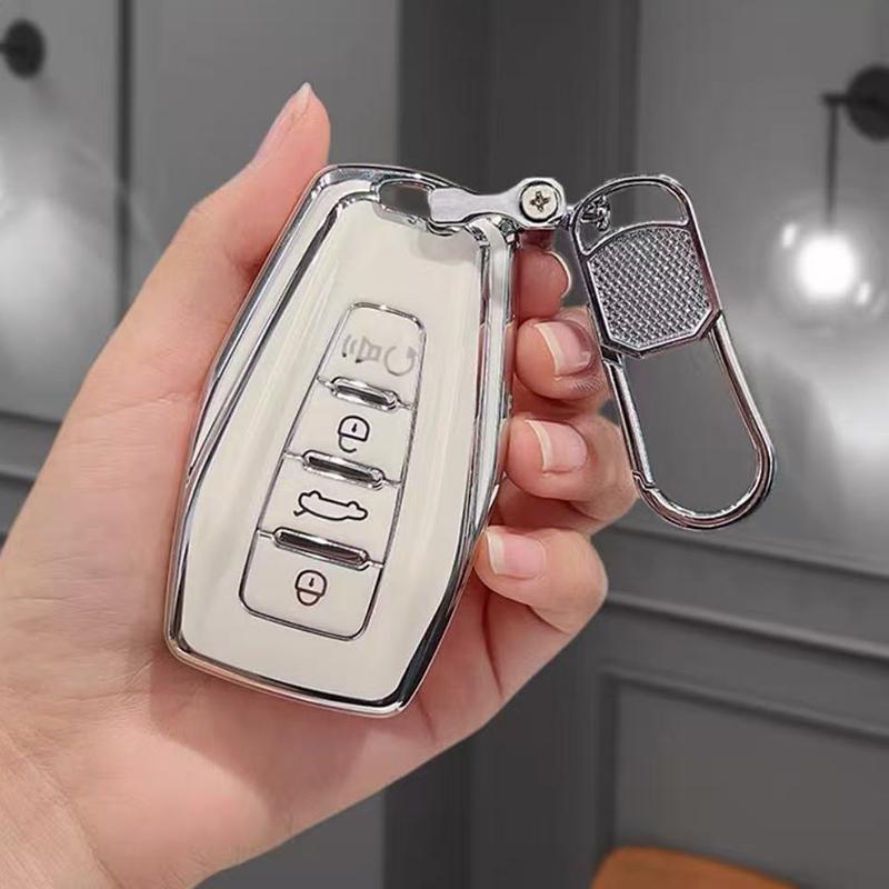 Tpu Car Key Case Cover Keyless For Geely Coolray X6 Emgrand Global Hawk Gx7 Monjaro Shell Fob Holder Keychainaccessories