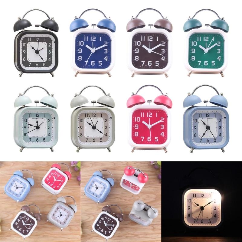 3'' Mechanischer Wecker Genaue Zeitanzeige Studentenuhr Lauter Ton, Batteriebetrieben Metallrahmen