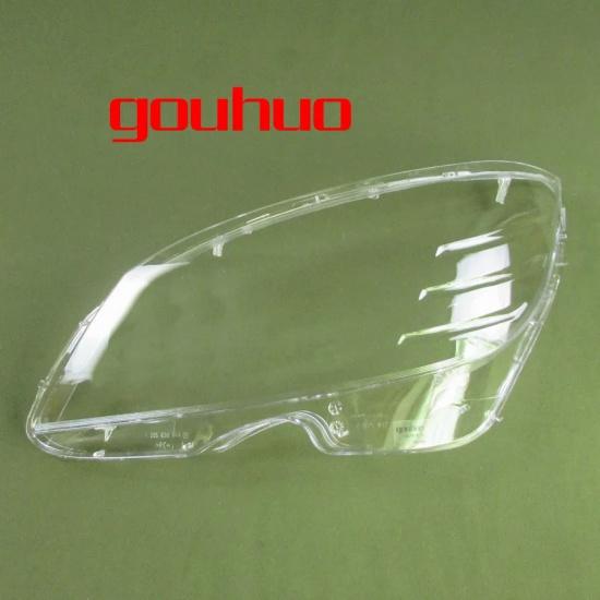 Front Lampshade Lamp Shell Headlamp Cover Headlight Shade For 2007-2010 Benz C Class W204 C180 C200 C220 C250 C280 C300