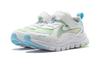 Li Ning YOUNG Starlight Cushioning, Wear Resistant Low Top Kids Lifestyle Shoes White Green Pre School YKNU028-5