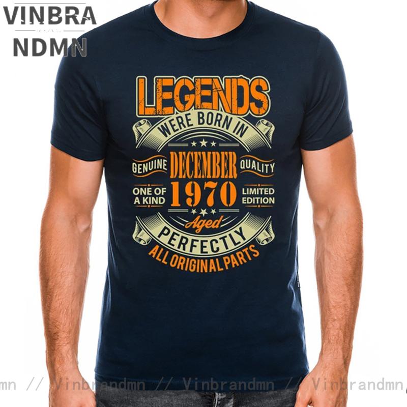 Legends Born In 1970 Aged Perfectly January Febuary March April May June July August September October November December T Shirt