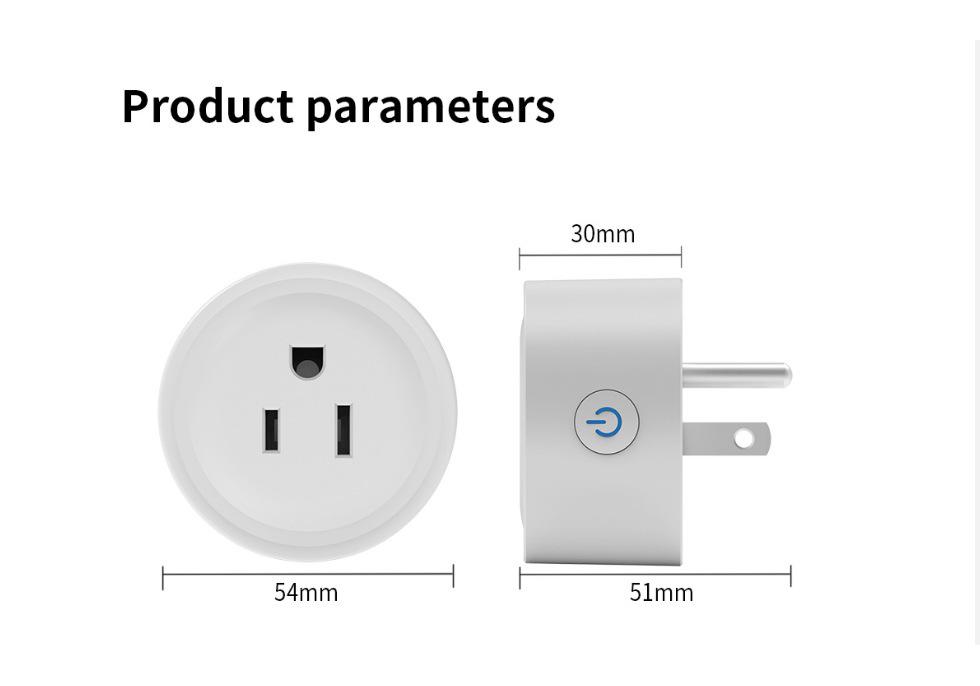 16A Smart WiFi Socket with Power Monitoring & Voice Control