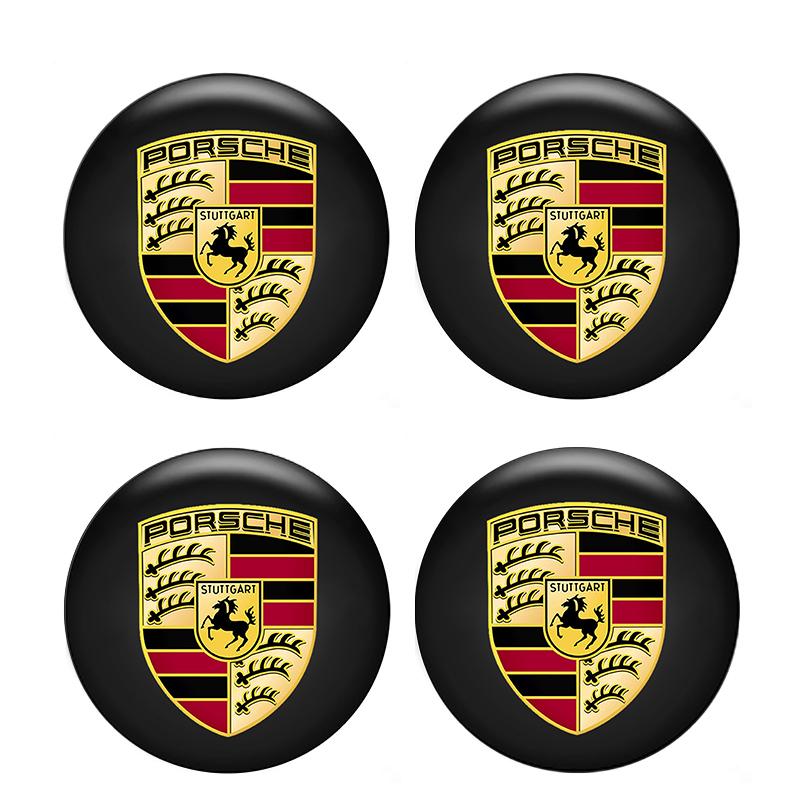 

4 шт. Наліпки-очки на замки дверей автомобіля Захист від бруду Наліпки для Porsche 911 Cayenne Carrera-GT 928 Panamera Boxster Macan 918