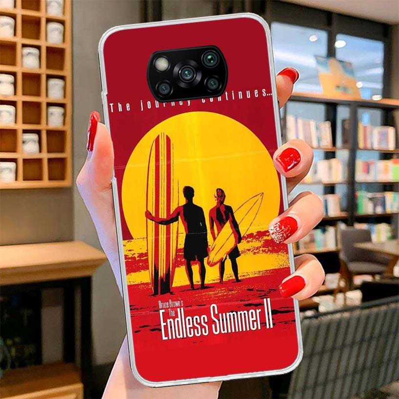 Surf Board Aesthetic Cover Phone Case For Xiaomi Poco F7 Ultra X7 X6 X5 Pro M7 Redmi 15C 15 13C 13 12C 12 10C 10 9A 9C 9T 9 Shel