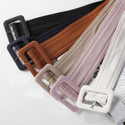Women Wide Waist Belt Waistband Outerwear for Coat Windbreaker Multicolored Winter Coat Waist Belt with Buckle