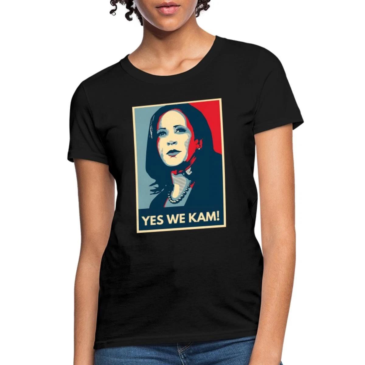 Kamala Harris 2024 Campaign Design Yes We Kam Women s T-Shirt S