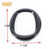 ABS Plastic Matte Black Car Front Grille Cover Emblem Rear Trunk Decal  Protective Cover Suitable for Fiat Panda 2016 +