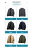 Men's Plus Size Stand Collar Workwear Jacket - Casual Spring/Autumn Outdoor Top