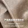 Solid Color Cold Hat Internet Celebrity Hat Women's Autumn and Winter Plush Knitted Face Small Pile Hat Big Head Circumference Bag Head Hat
