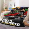 Adventure movie F-Fast F-Furious Blanket For Sofa Office Bed Plane Travel Sleep Read Relax Camping Soft And Warm