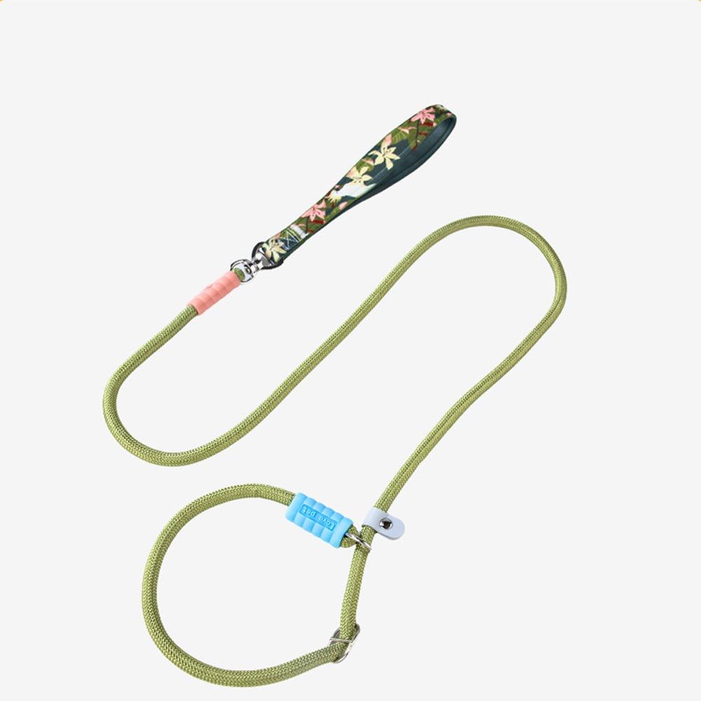 

Dopamine Pet Dog Leash Heavy Duty Dog Collar Fashionable Pet Training Lead Dog Training 150cm зелений