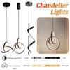 Modern LED Chandelier Nordic Luxury Hanging Light High Brightness Living Bedroom Dining Room Lighting Home Indoor Decor