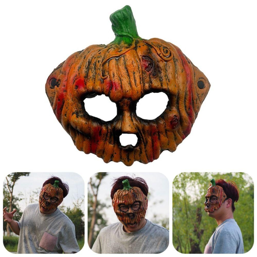 3D Halloween Cosplay Mask Creativity Half Face Mask Halloween Pumpkin Mask Carnival Party