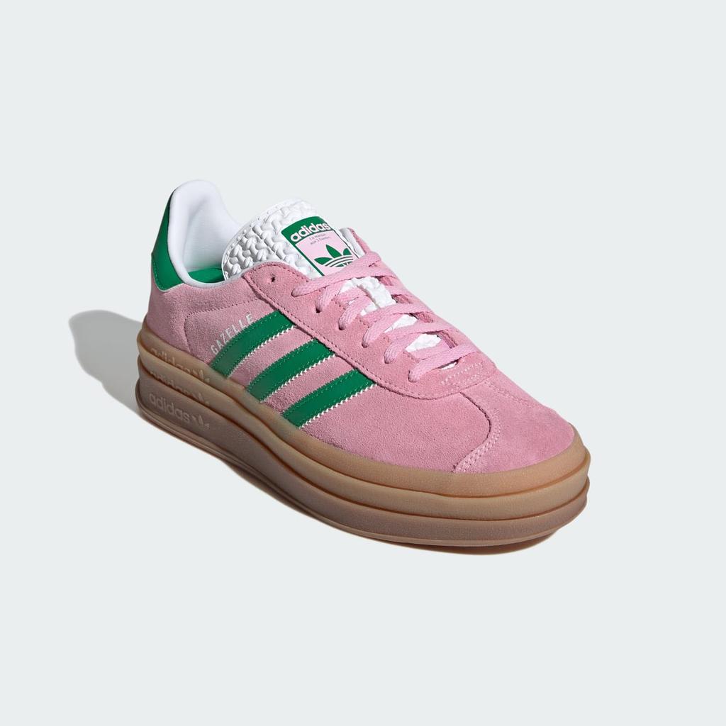 adidas Gazelle Bold IE0420 Unisex Originals Sneakers True Pink / Green / Cloud White