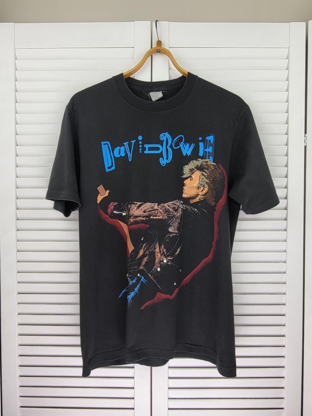 Vintage David Bowie T- Shirt, The Glass Spider Tour 1987 L