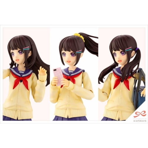 Kotobukiya Sousai Shojo Teien Yuki Madoka [Momozakura High School, Winter Uniform] 1/10 Scale Plastic Model JK001, Approximately 150mm Tall