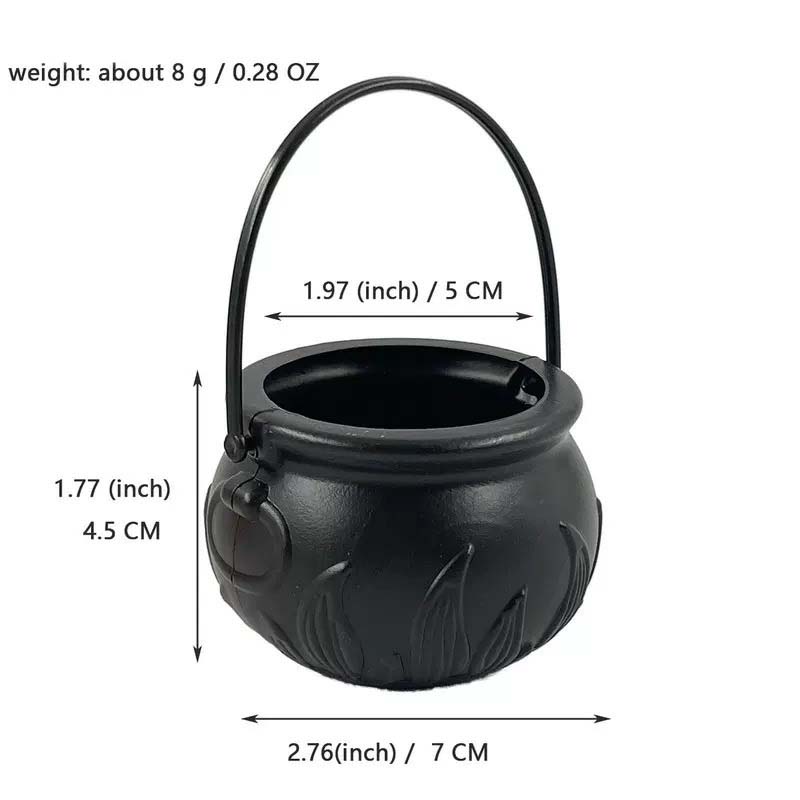 10pc Halloween Candy Bucket Pumpkin Bucket Portable Basket Kids Favor Trick Or Treat Bucket Halloween Party Decoration Supplies