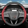 Leather Car Steering Wheel Cover for Opel Mokka X B Mokka-e Astra G H J K GTC Insignia A B Sport Tourer Vivaro A B C Accessories