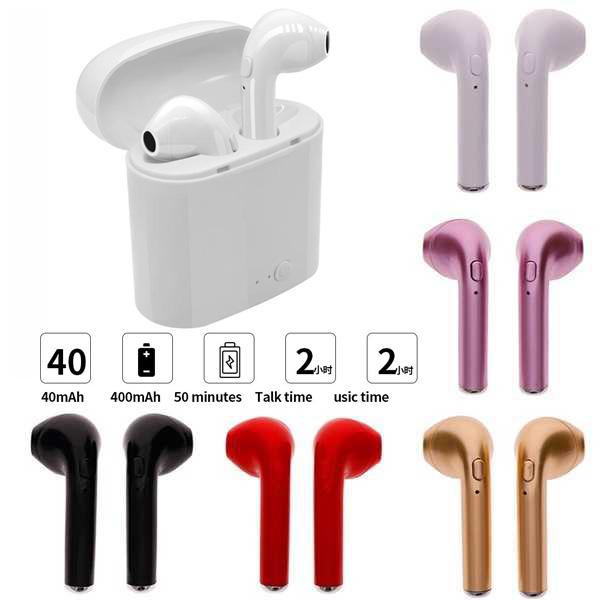 Спорт Основные I7S TWS Беспроводная Bluetooth V5.0 гарнитура с зарядкой Box Микрофон Earbuds – купить по низким ценам в интернет-магазине Joom