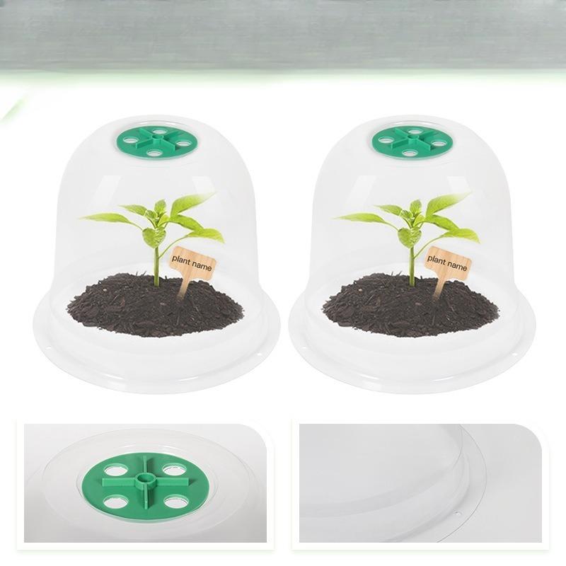 Thermal and Moisture-preserving Planting Protection Cover Greenhouse Seedling Raising Cover Flower Pot Lid Seedling Incubation Cover
