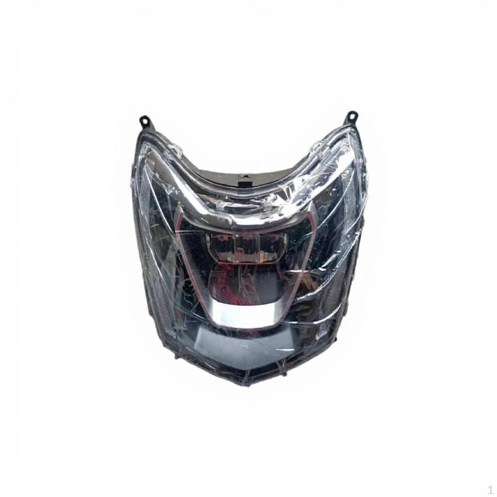 Electric Scooter Plastic Shell, Waterproof ABS, Night Riding Decorative Kit Dark Gray Front Fairing