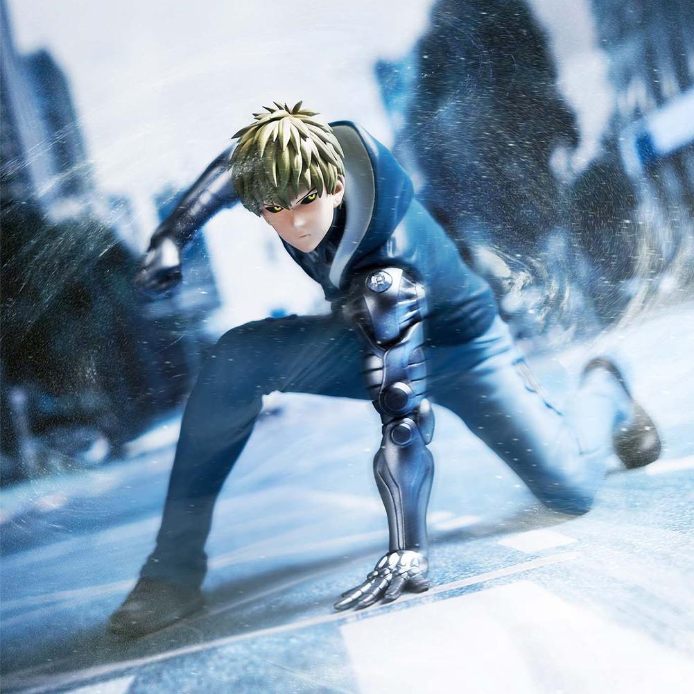 Anime Figure Saitama Figure Caped Baldy Bald Saitama Genos action Figure Standing Model Toy Static Collection Desktop Ornaments