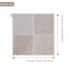 3pcs 3D Glossy Square Tile Decals Self Adhesive Wall Tile Sticker Heat-prroof Vinyl Wallpaper for Home DIY Decoration