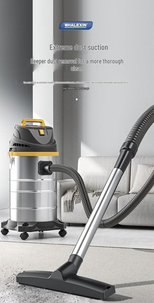 JingSen German Vacuum Cleaner: Dual-Use Wet/Dry & Large Suction for Household and Industrial Cleaning